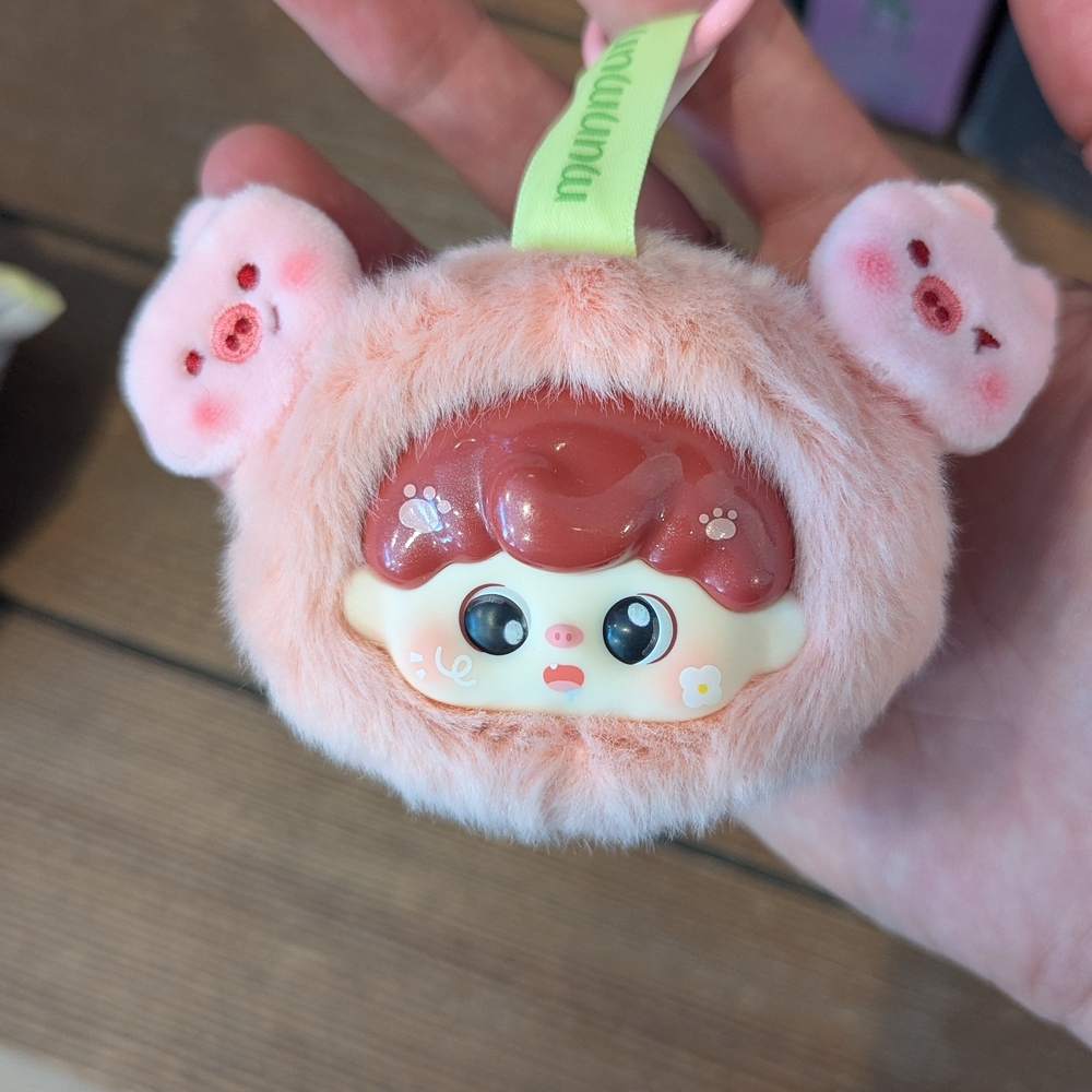 Mun Mun Fairytale - Cute Pink Bear Keychain for Kids